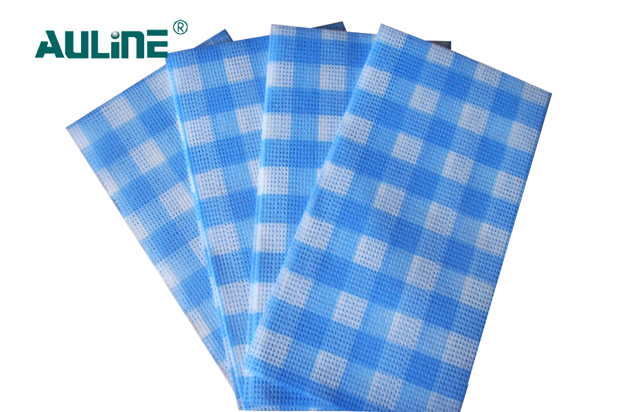 Faoi Sraith Laíon Adhmaid Clóbhuailte de Spunlace Nonwoven