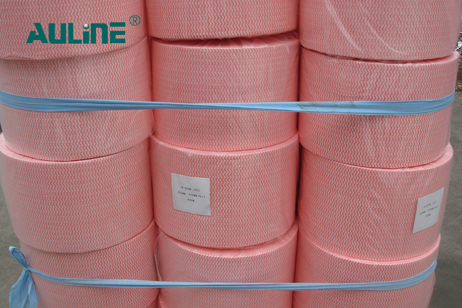 Faoi Sraith Laíon Adhmaid Clóbhuailte de Spunlace Nonwoven