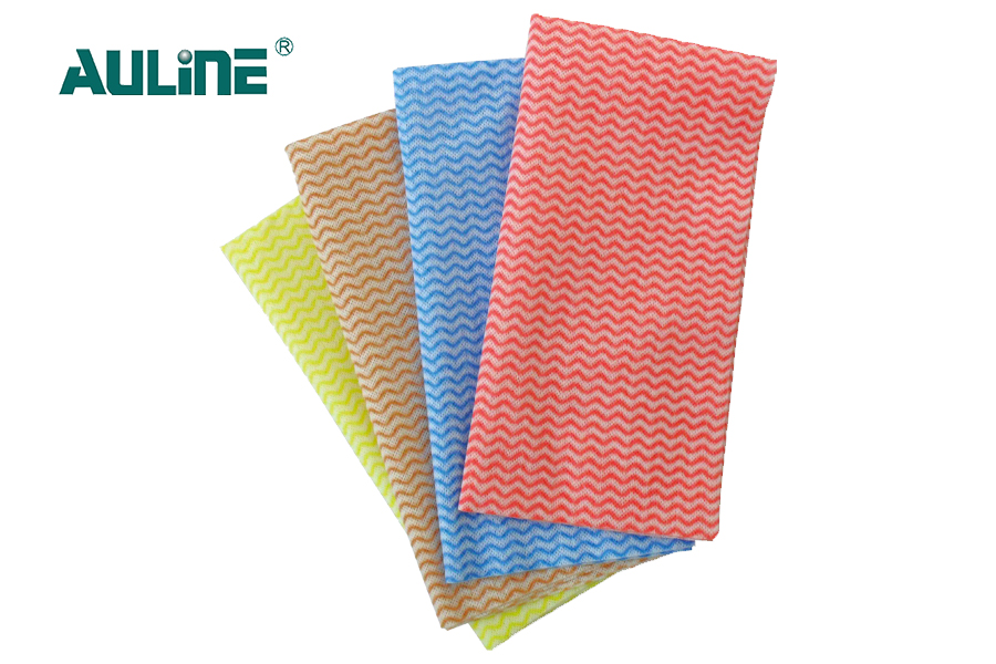 Faoi Sraith Laíon Adhmaid Clóbhuailte de Spunlace Nonwoven