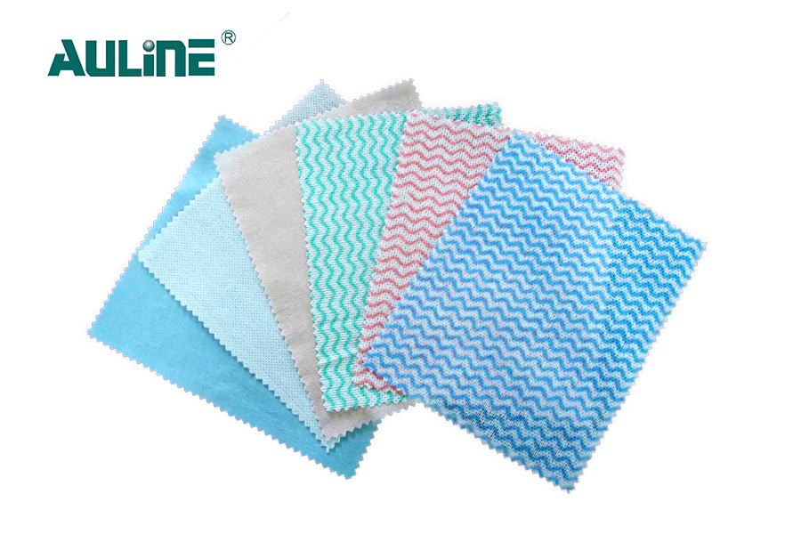 Faoi Sraith Laíon Adhmaid Clóbhuailte de Spunlace Nonwoven