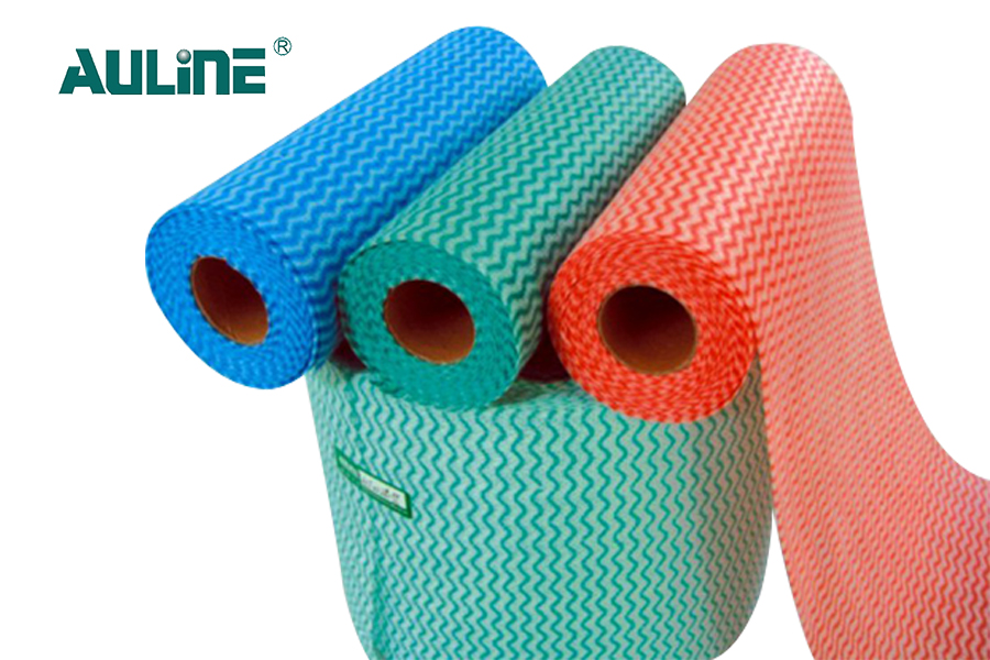 Faoi Sraith Laíon Adhmaid Clóbhuailte de Spunlace Nonwoven