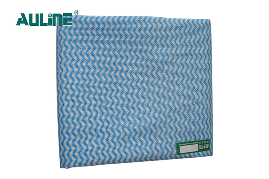 Faoi Sraith Laíon Adhmaid Clóbhuailte de Spunlace Nonwoven